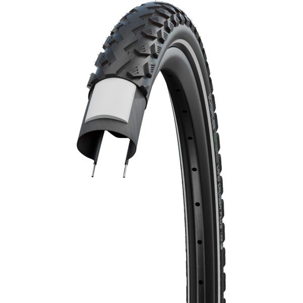 Schwalbe DRAHTREIFEN LAND CRUISER PLUS ActGreen Compound PunctureGuard 50-622 Schwarz/Ref