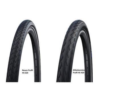 Schwalbe SCHWALBE DRAHTREIFEN MARATHON ECO   47-305 Schwarz/Reflex Produktbild 1