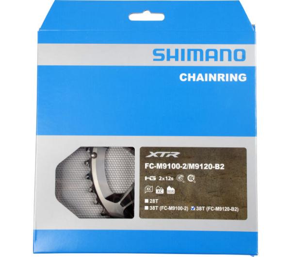SHIMANO Kettenblatt XTR FC-M9100, FC-M9120 38 Z&auml;hne