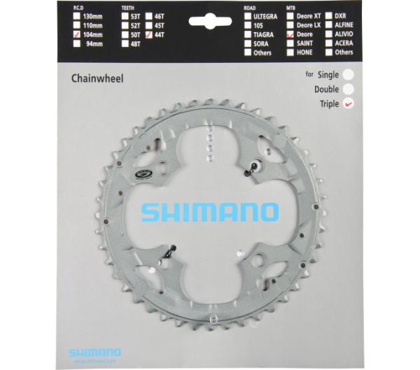 SHIMANO Kettenblatt DEORE FC-M591 44 Z&auml;hne