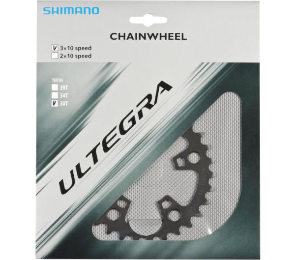 SHIMANO Kettenblatt ULTEGRA FC-6703 30 Z&auml;hne Grau