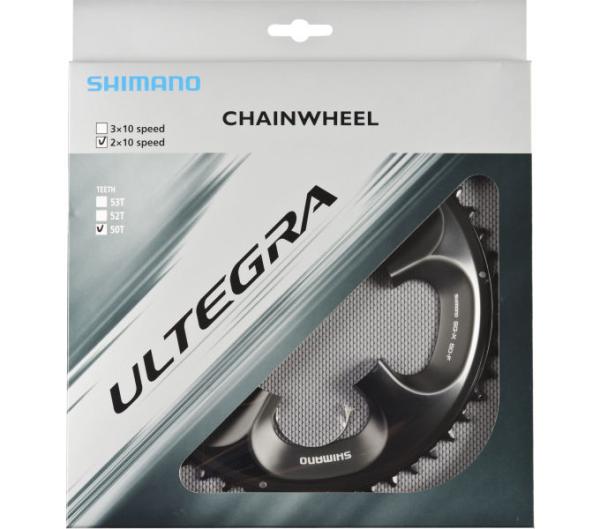 SHIMANO Kettenblatt ULTEGRA FC-6750 50 Z&auml;hne Grau