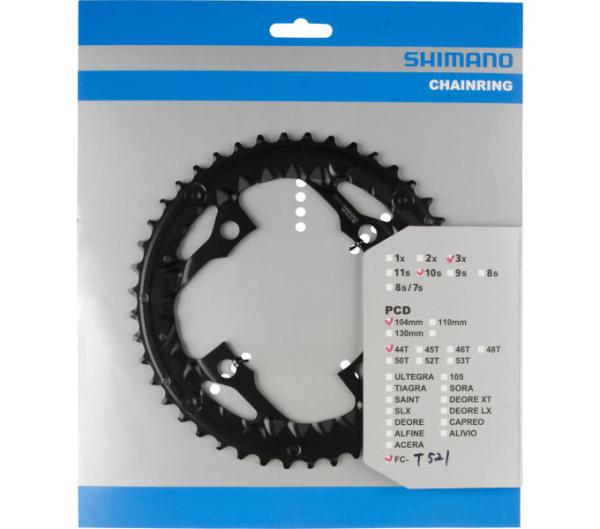 SHIMANO Kettenblatt FC-T521 44 Z&auml;hne