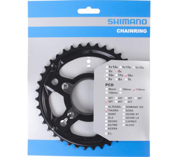 SHIMANO Kettenblatt TIAGRA FC-4703 39 Z&auml;hne Grau