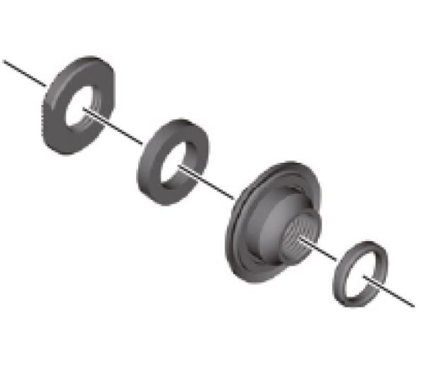 SHIMANO Achsmutter Links WH-RX31-F